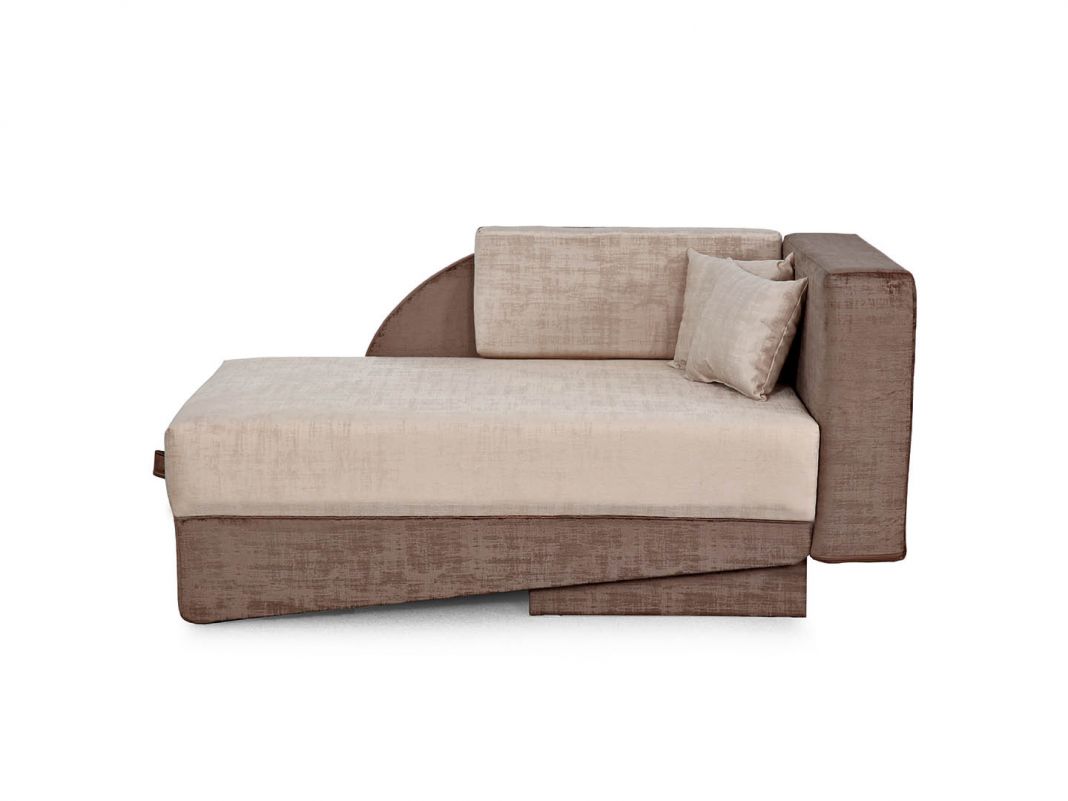 Кушетка Джеки-2 цвет бежевый,коричневый (фото 169883)