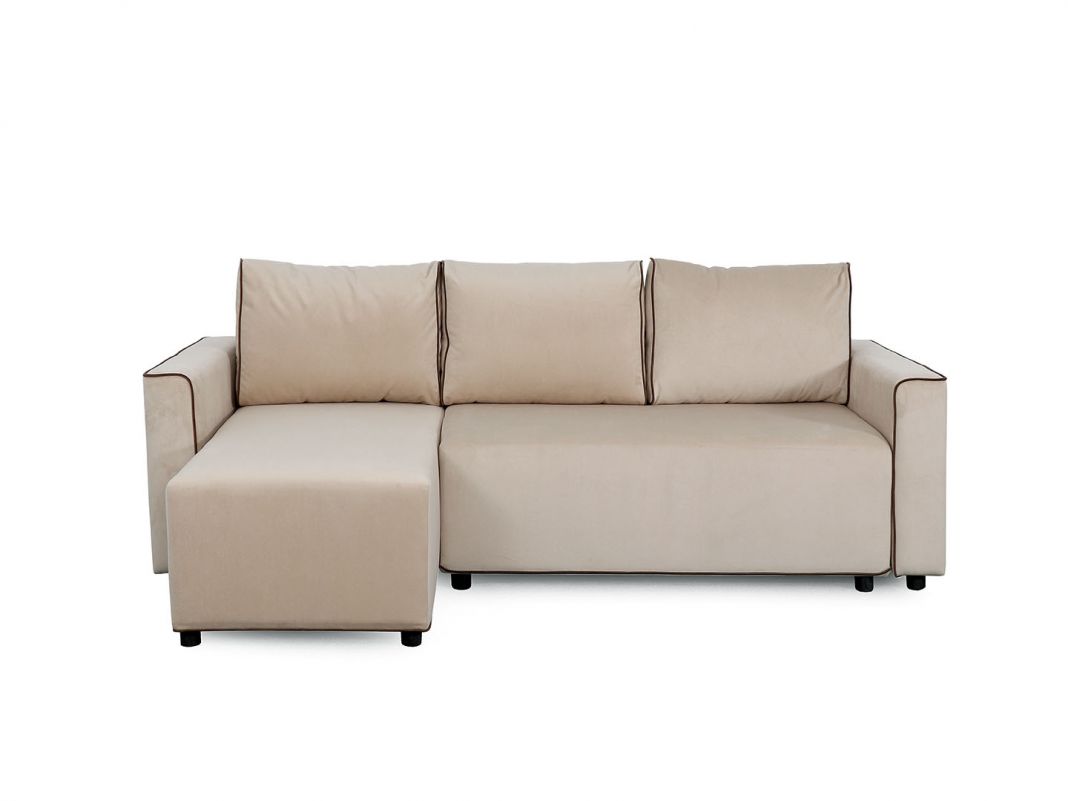 Угловой диван Некст цвет бежевый (фото 169743)