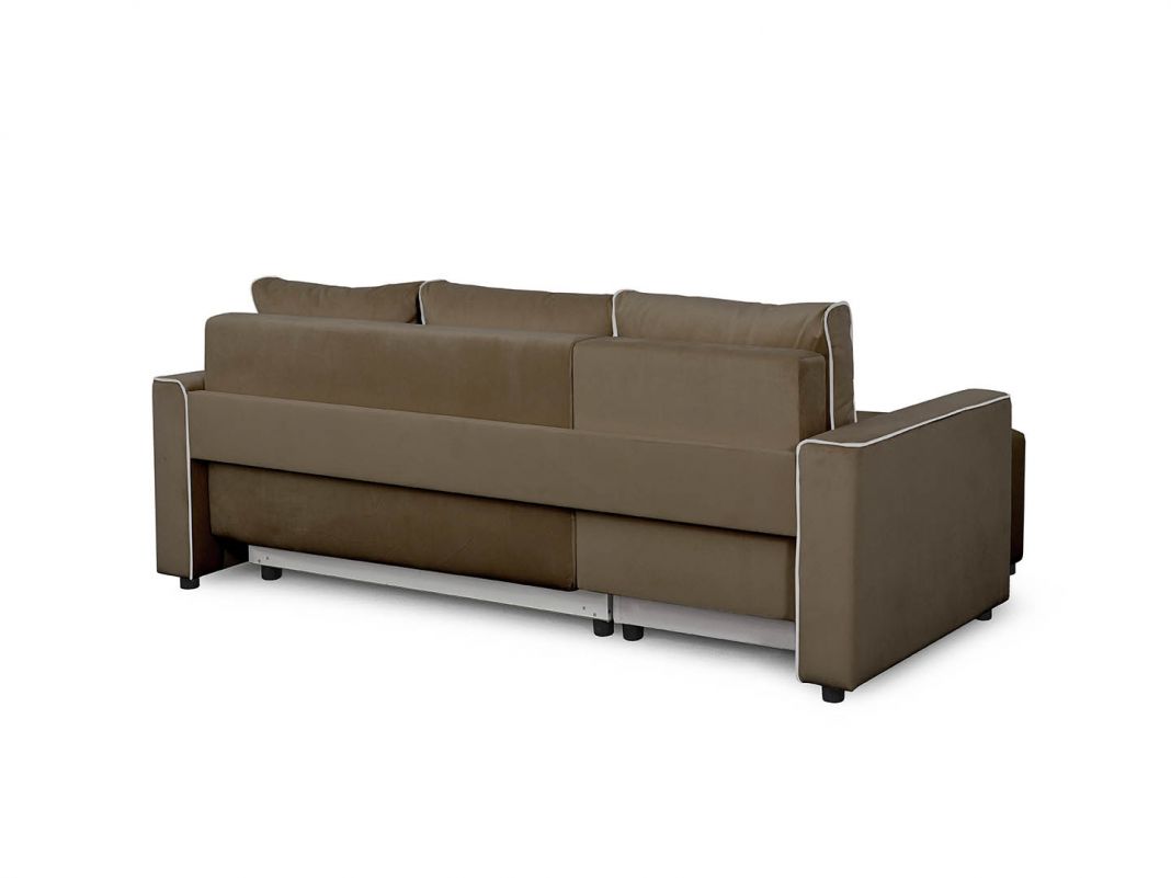 Угловой диван Некст цвет коричневый (фото 169772)