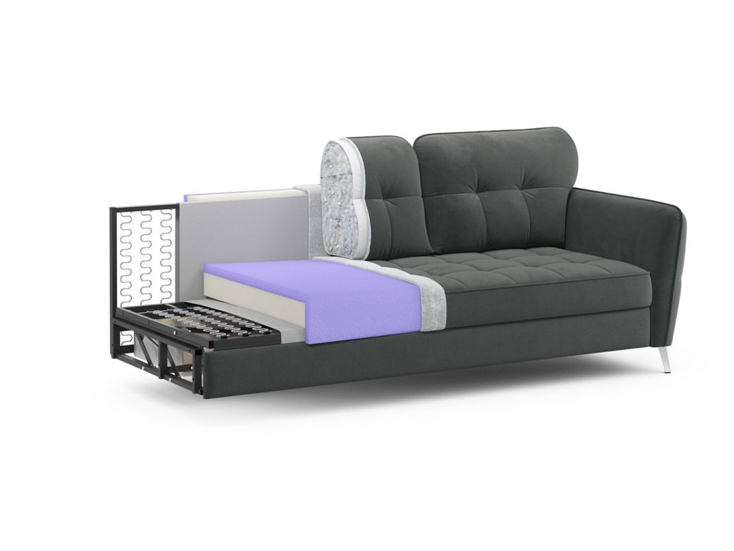 Диван MOON 175 цвет серый (фото 201784)