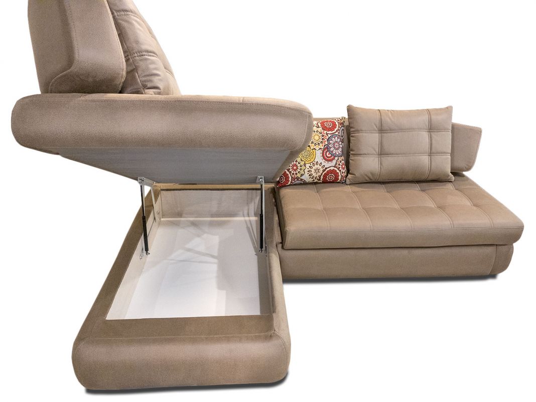 Угловой диван Дискавери цвет коричневый (фото 159094)