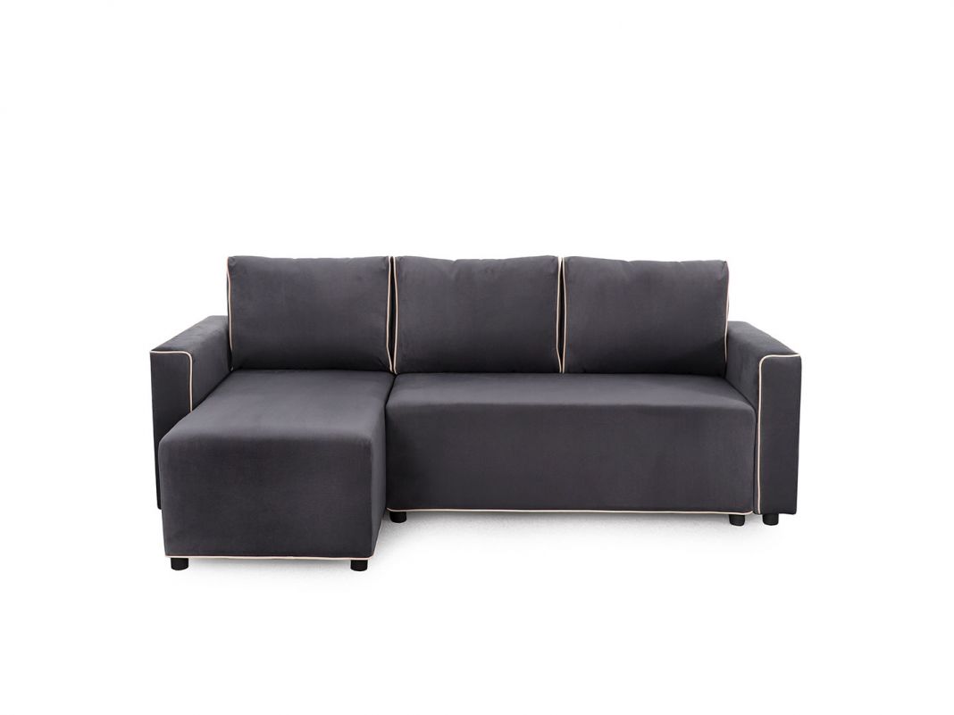 Угловой диван Некст цвет серый (фото 199739)