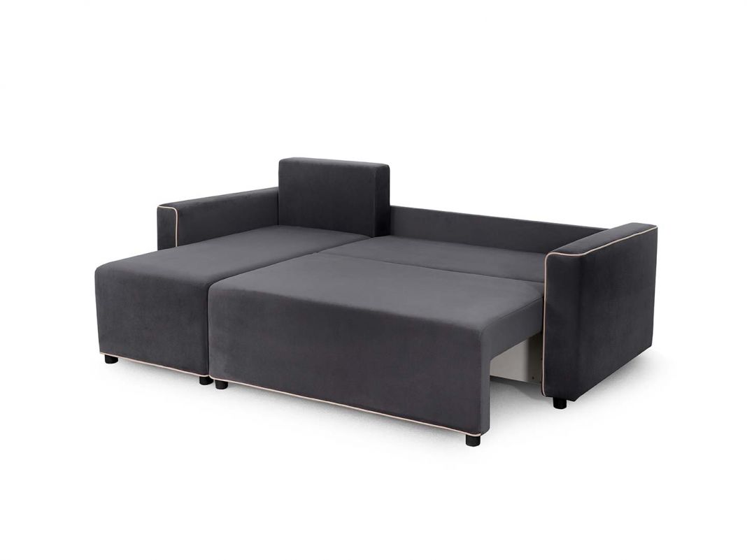 Угловой диван Некст цвет серый (фото 199737)