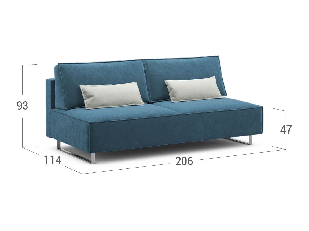 Диван MOON 005 цвет синий,бирюза (фото 203672)