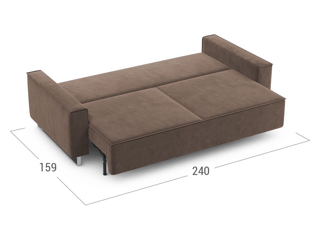 Диван MOON 005 цвет коричневый (фото 204205)