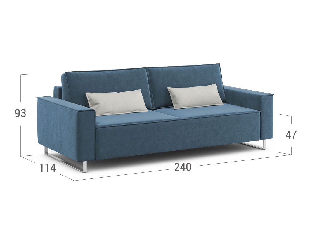 Диван MOON 005 цвет синий,бирюза (фото 204246)