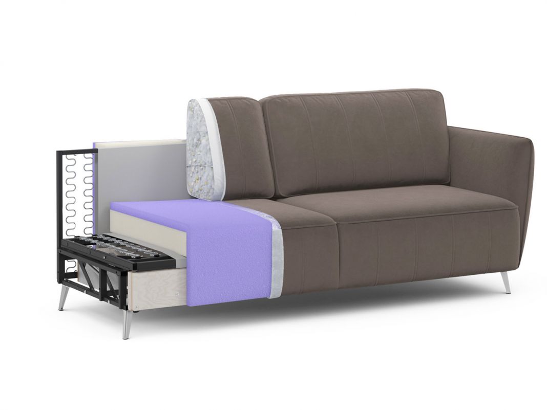 Диван MOON 173 цвет коричневый (фото 204569)