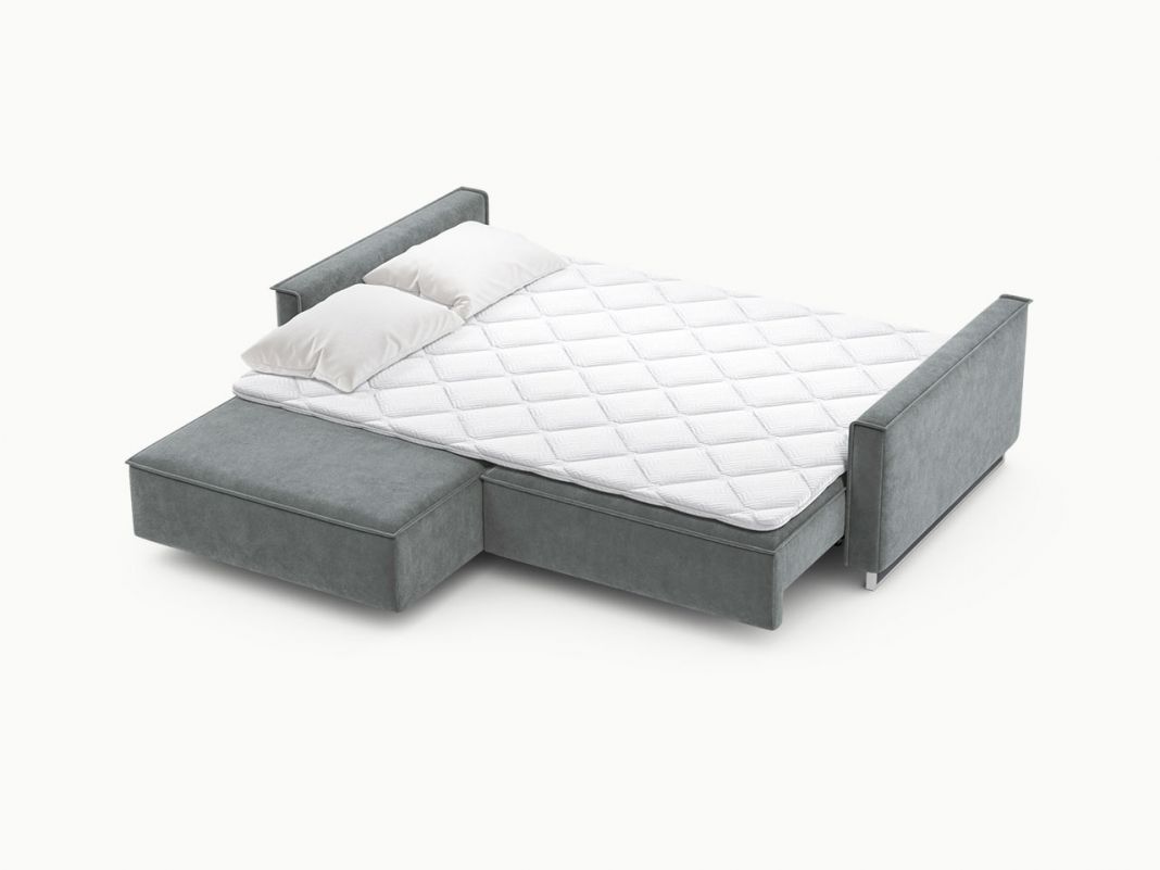 Угловой диван MOON 005 цвет серый (фото 204423)