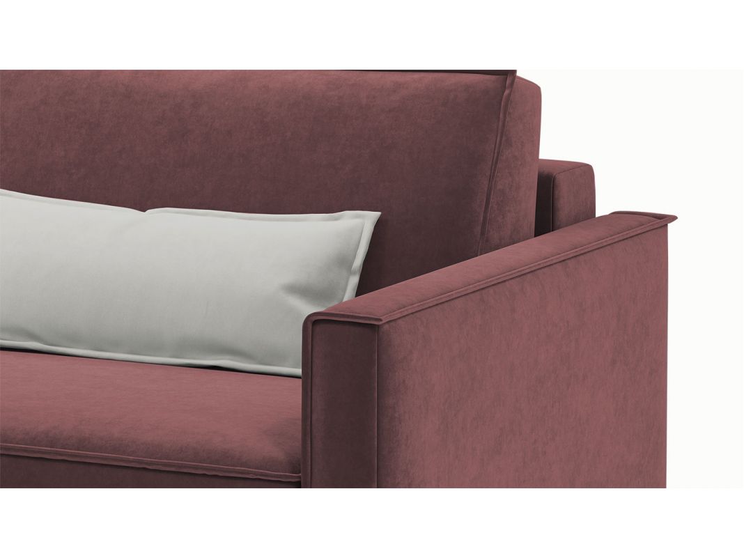 Угловой диван MOON 005 цвет красный,бордовый (фото 204774)