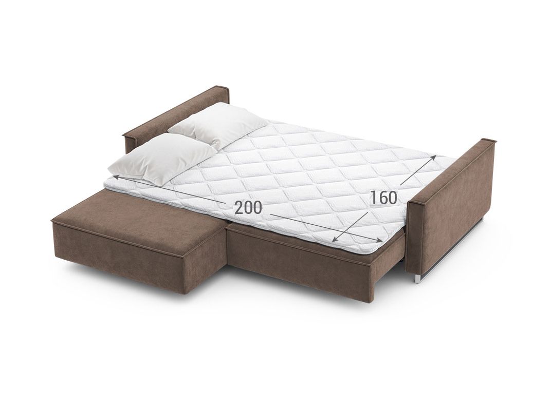 Угловой диван MOON 005 цвет коричневый (фото 204856)