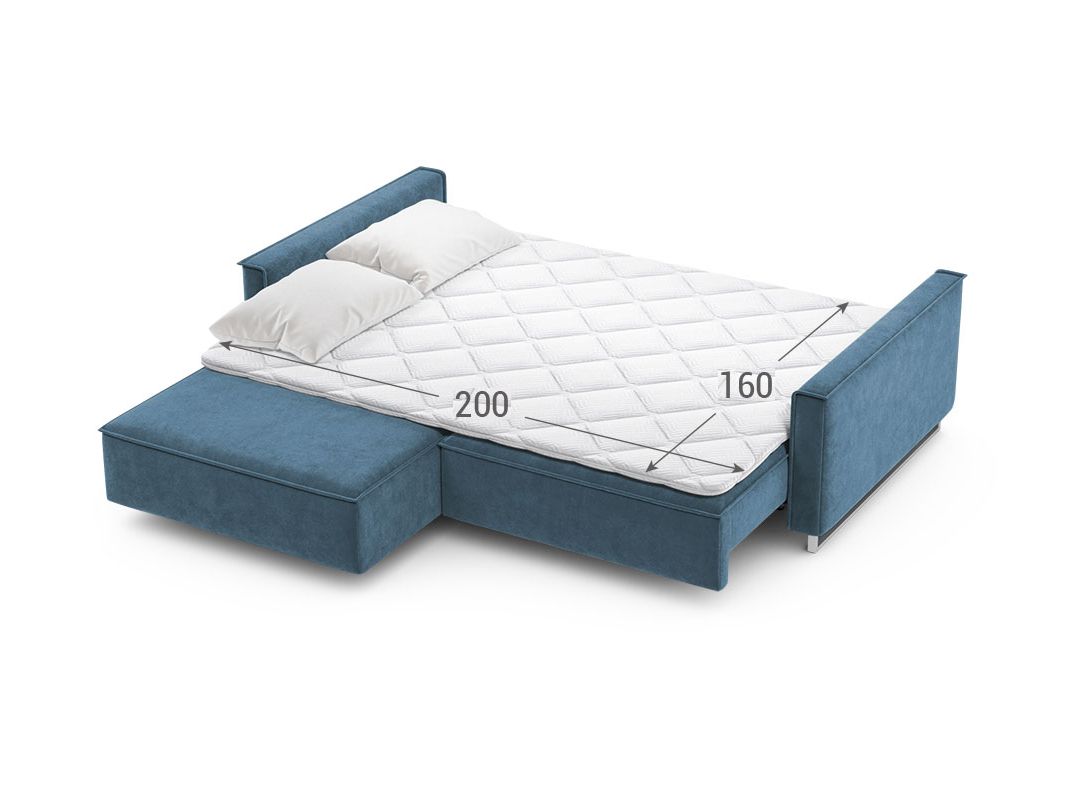 Угловой диван MOON 005 цвет синий,бирюза,голубой (фото 204931)