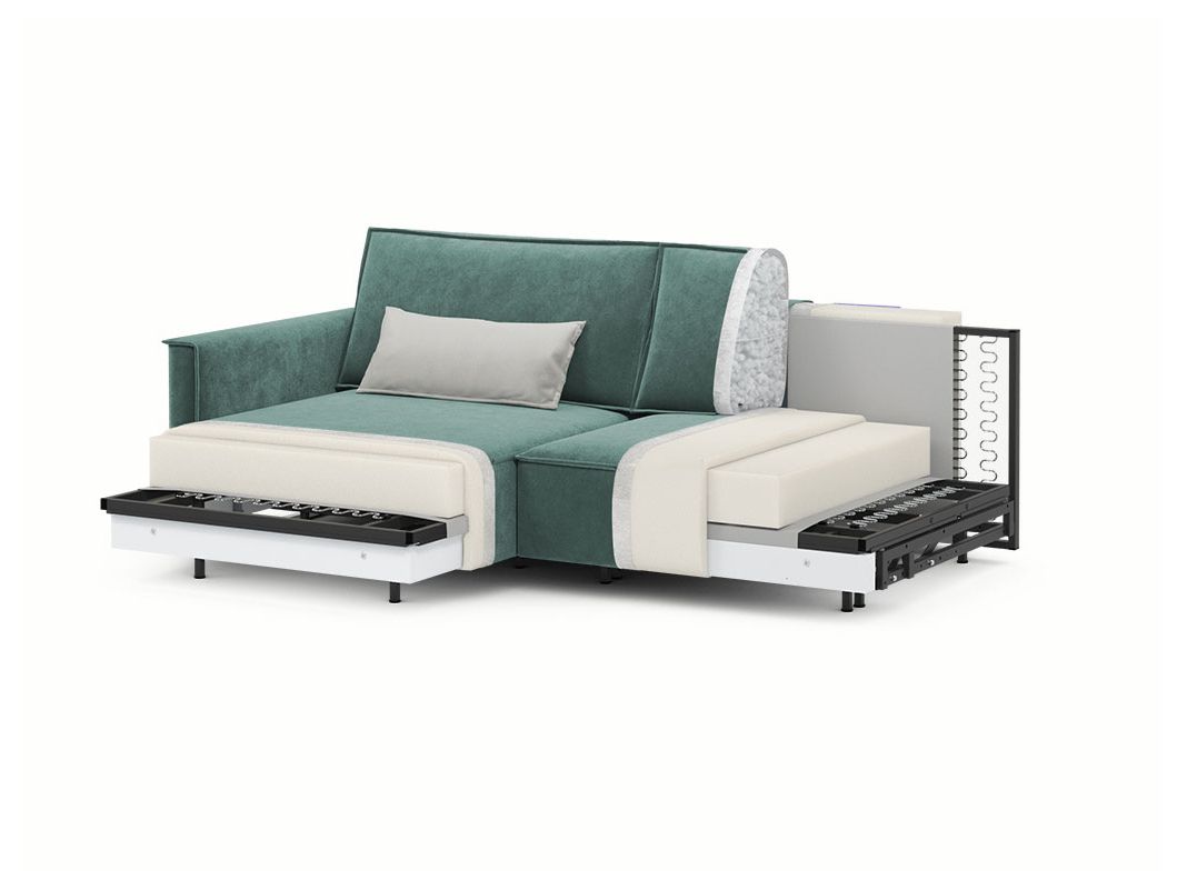 Угловой диван MOON 005 цвет зеленый (фото 205003)