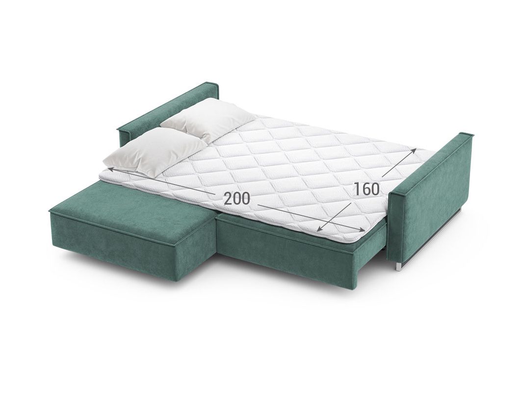 Угловой диван MOON 005 цвет зеленый (фото 205006)