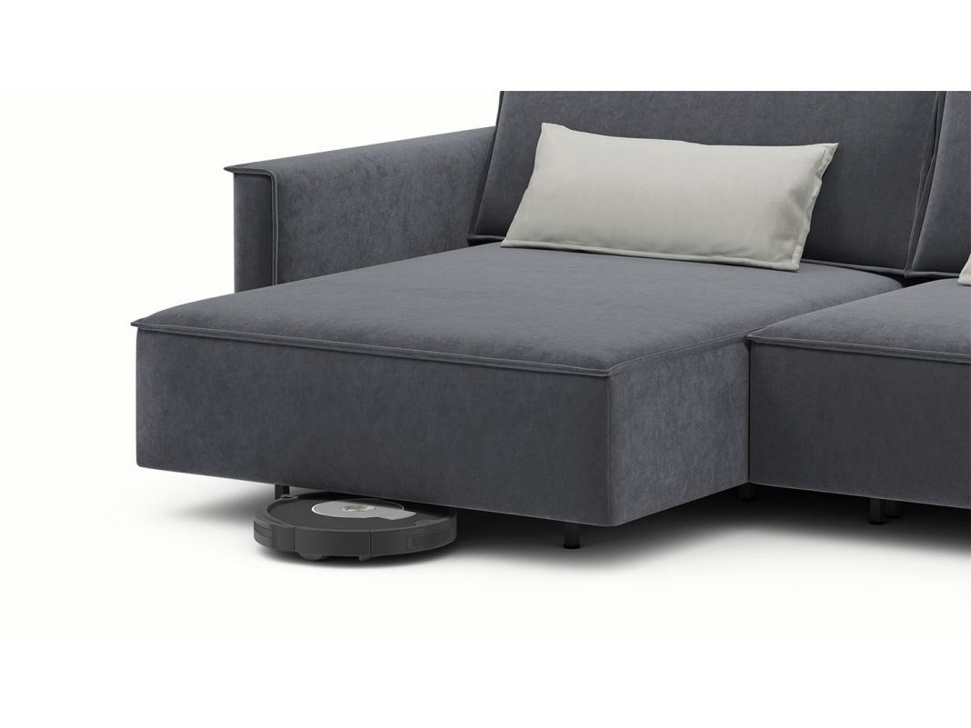 Угловой диван MOON 005 цвет серый (фото 205152)