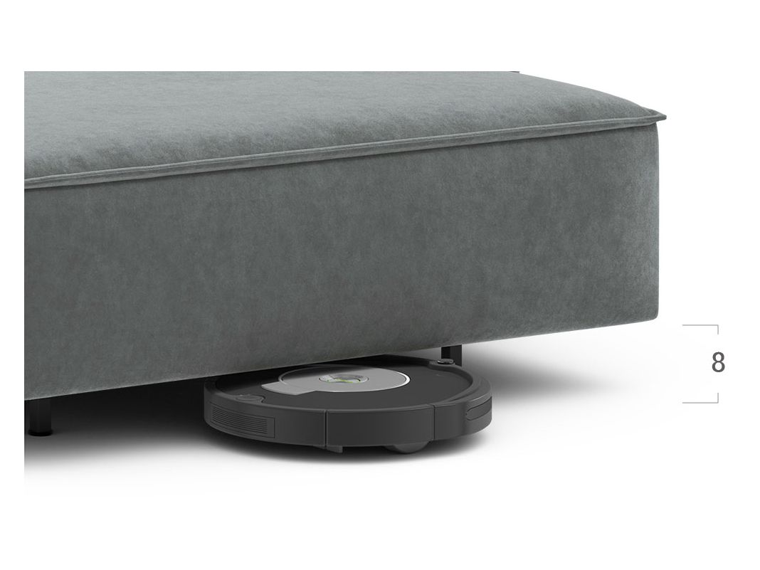 Угловой диван MOON 005 цвет серый (фото 205216)