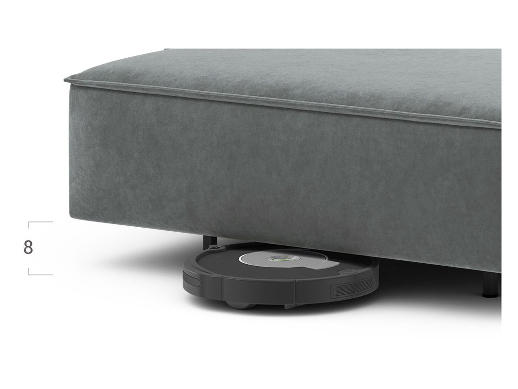 Угловой диван MOON 005 цвет серый (фото 205230)