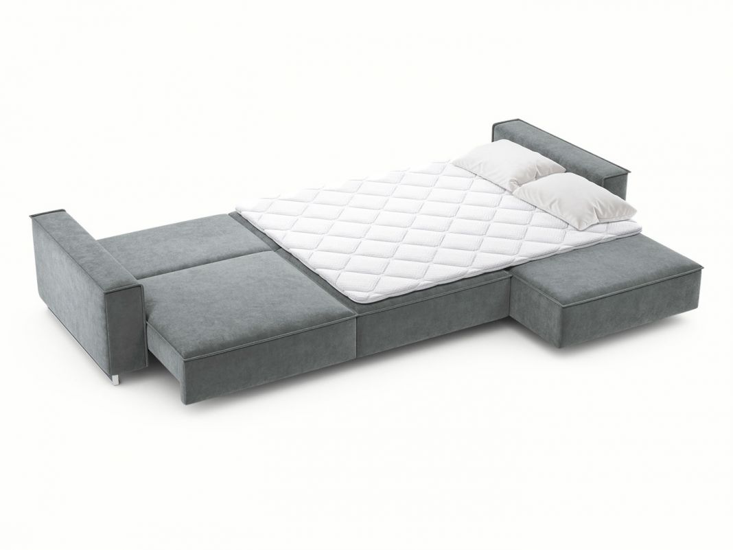 Угловой диван MOON 005 цвет серый (фото 205206)