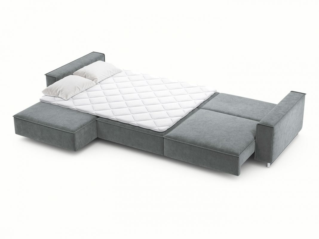 Угловой диван MOON 005 цвет серый (фото 205220)