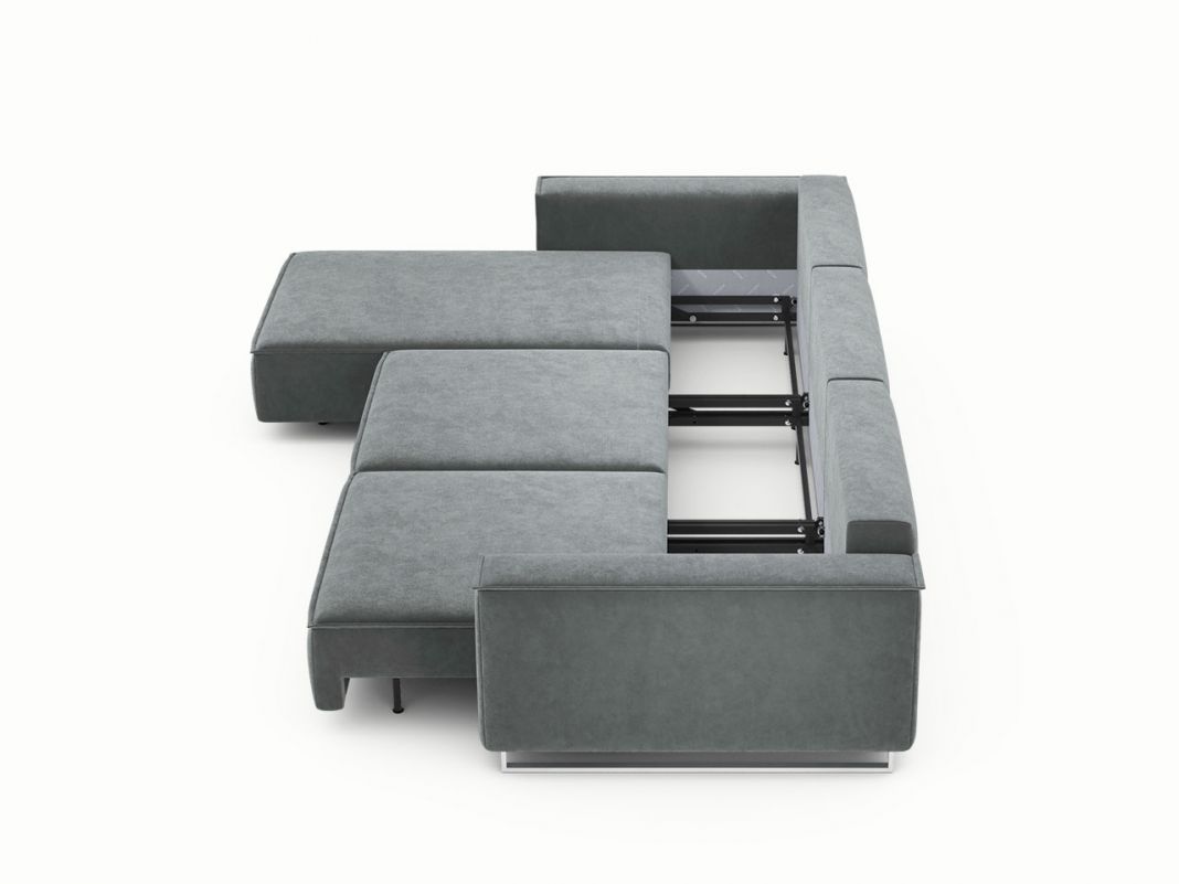 Угловой диван MOON 005 цвет серый (фото 205221)