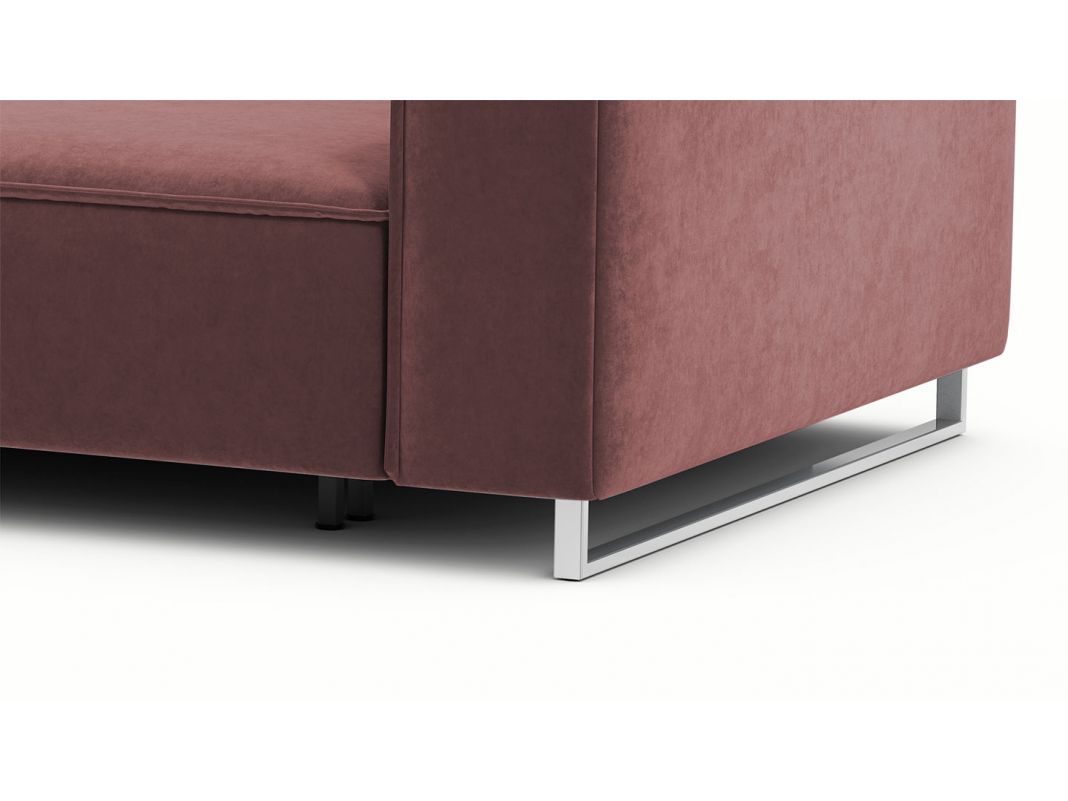 Угловой диван MOON 005 цвет красный,бордовый (фото 205295)