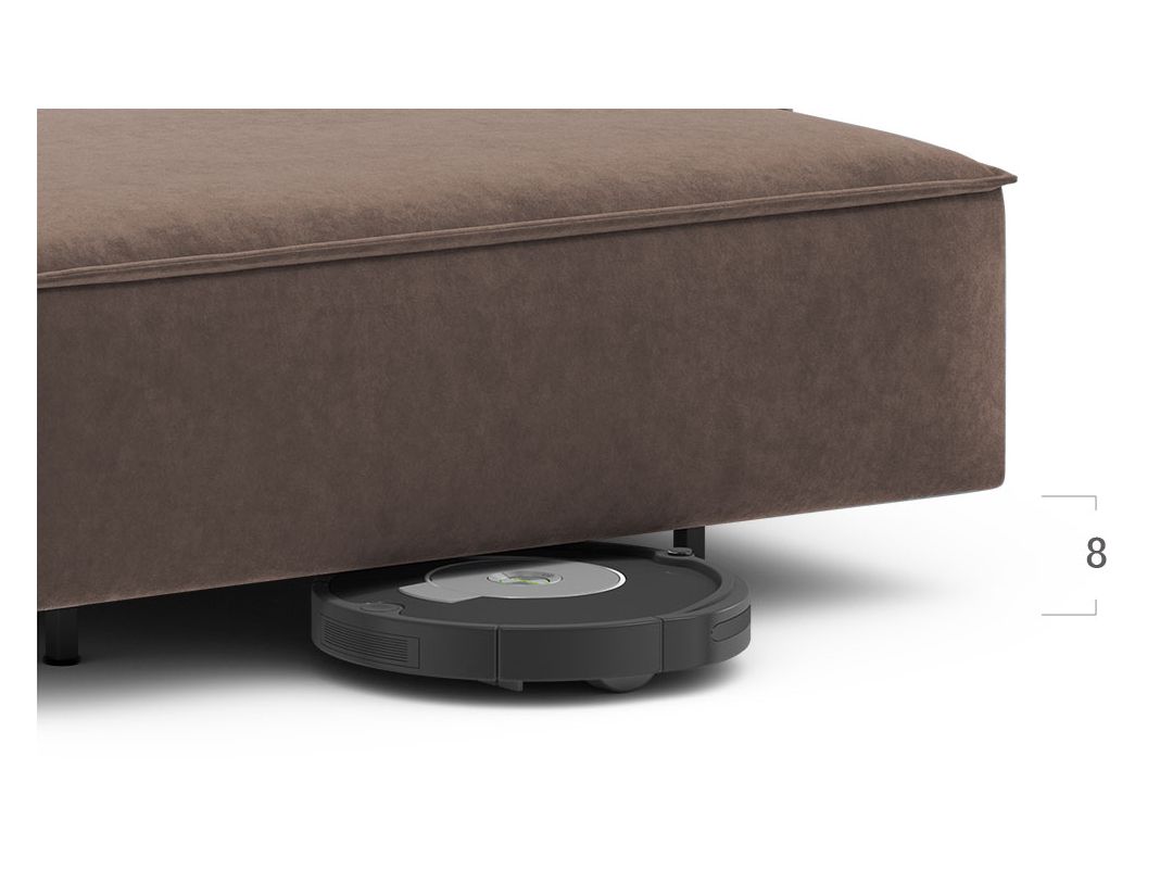 Угловой диван MOON 005 цвет коричневый (фото 205356)