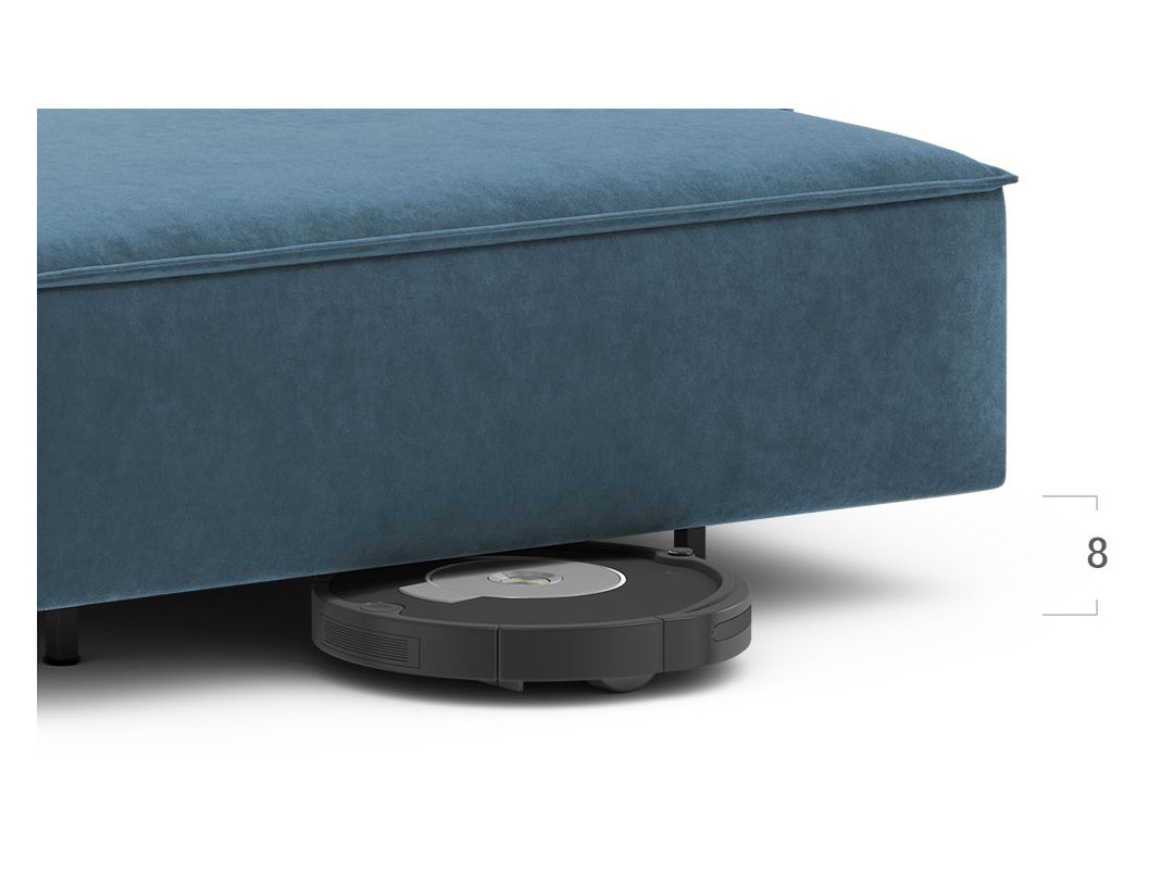 Угловой диван MOON 005 цвет синий,бирюза,голубой (фото 205426)