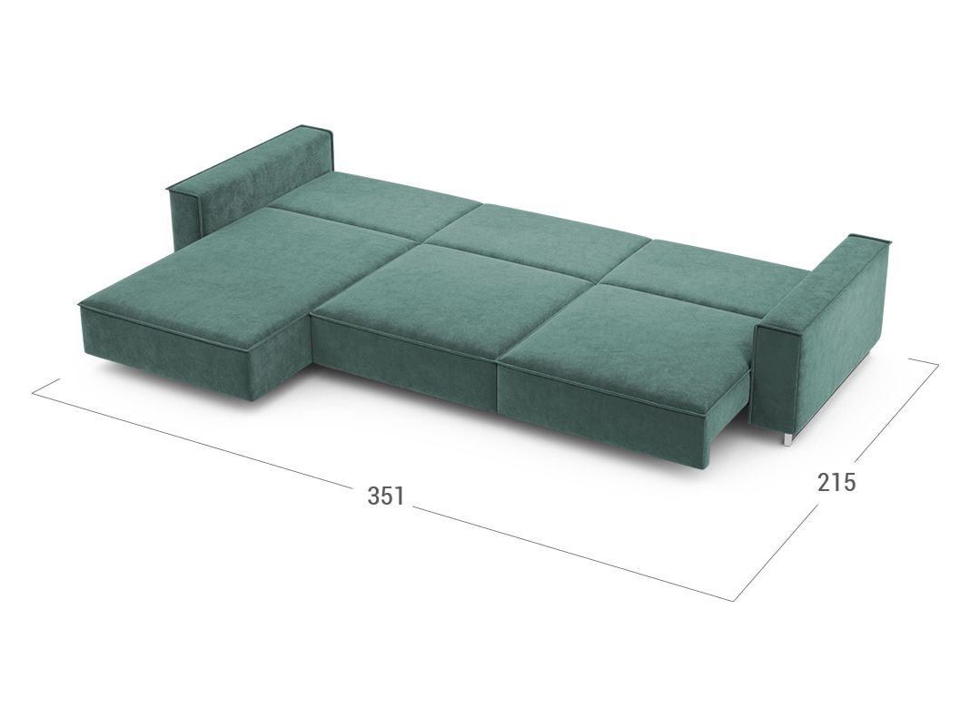 Угловой диван MOON 005 цвет зеленый (фото 205508)