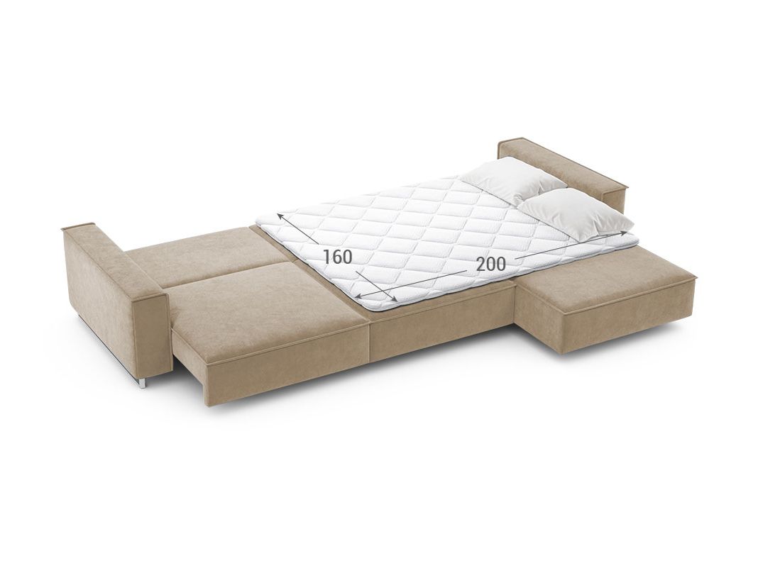 Угловой диван MOON 005 цвет бежевый (фото 205565)