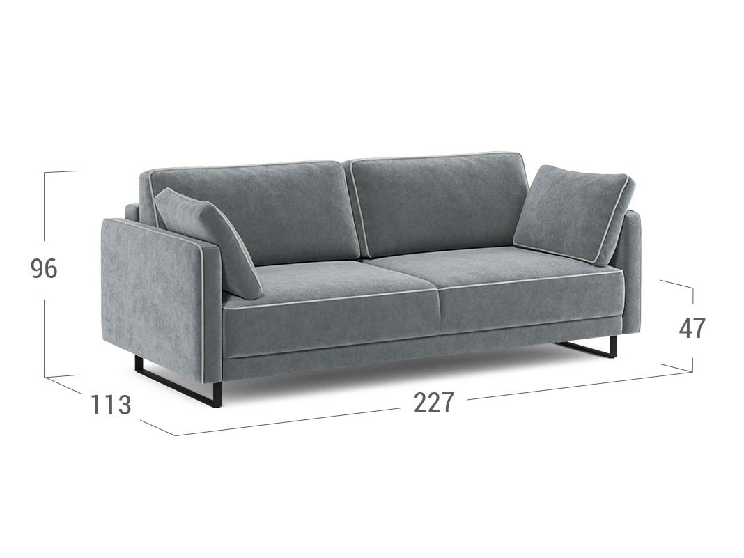 Диван MOON 178 цвет серый (фото 206162)