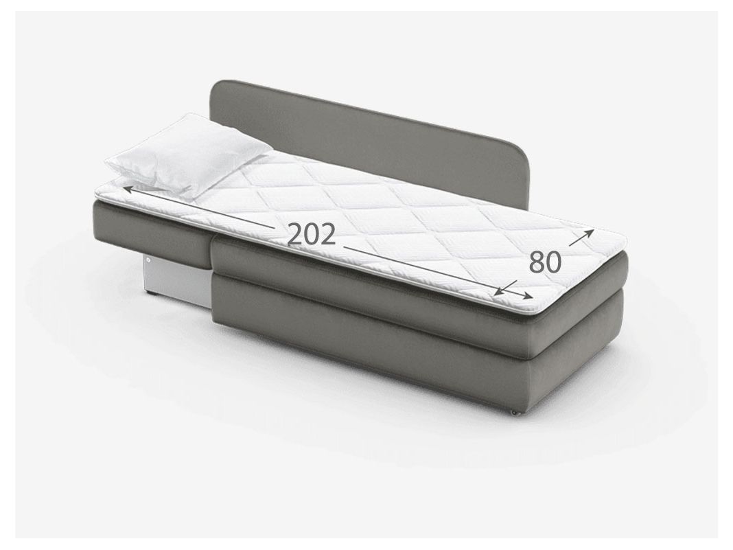 Диван кушетка MOON 074 цвет бежевый,серый (фото 205870)