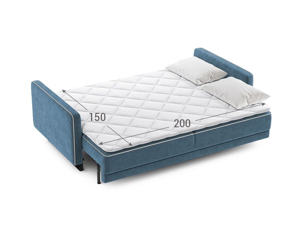 Диван MOON 178 цвет синий,бирюза (фото 206414)