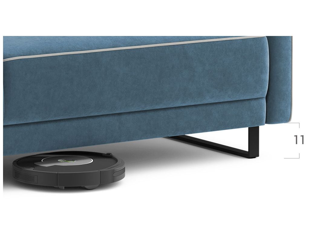 Диван MOON 178 цвет синий,бирюза (фото 206415)