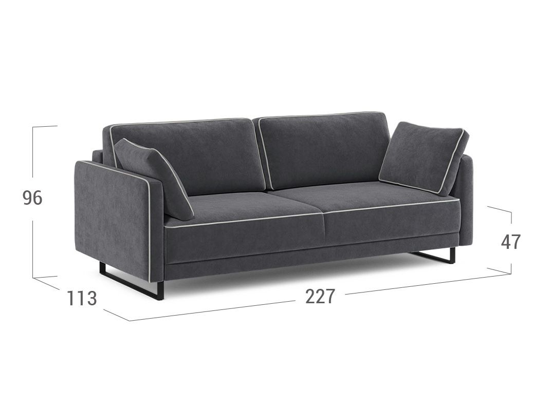 Диван MOON 178 цвет серый (фото 206529)