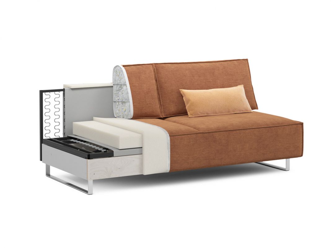 Диван MOON 005 цвет оранжевый,красный (фото 207260)