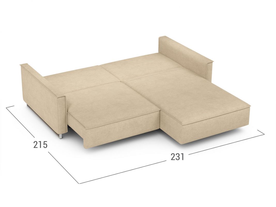 Угловой диван MOON 005 цвет бежевый (фото 207319)