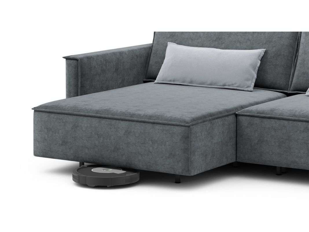 Угловой диван MOON 005 цвет серый (фото 207655)