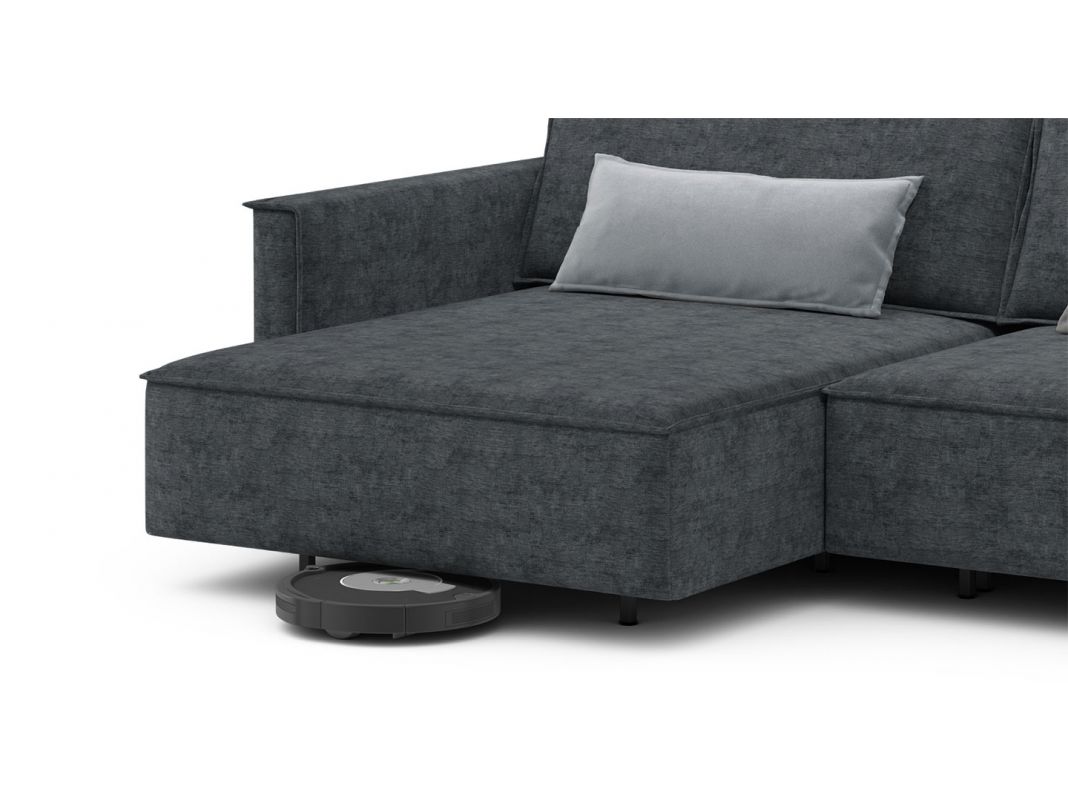 Угловой диван MOON 005 цвет серый (фото 207715)