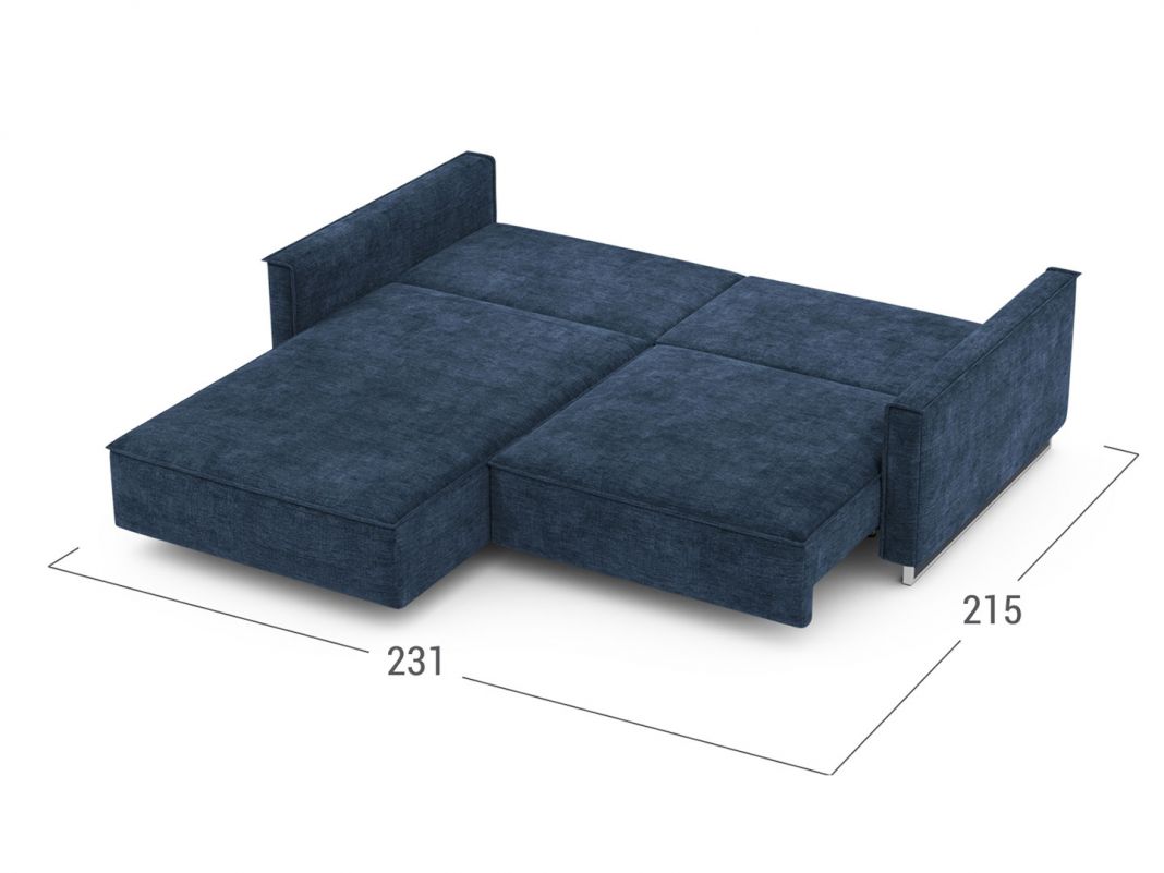 Угловой диван MOON 005 цвет синий (фото 207895)