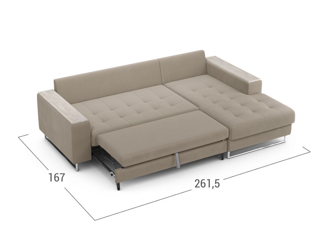 Угловой диван MOON 117 цвет бежевый (фото 208355)