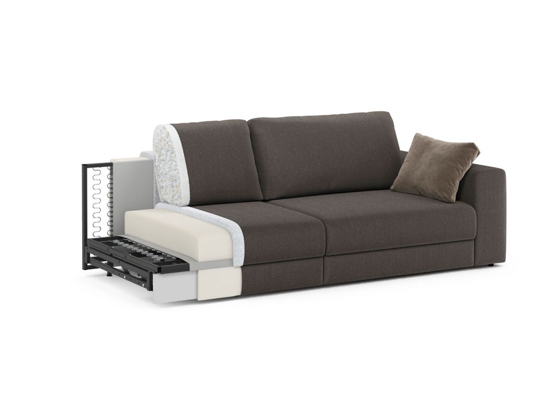 Диван MOON 007 цвет коричневый (фото 208227)