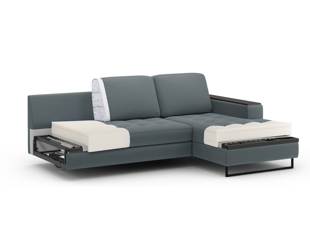 Угловой диван MOON 117 цвет серый (фото 208512)