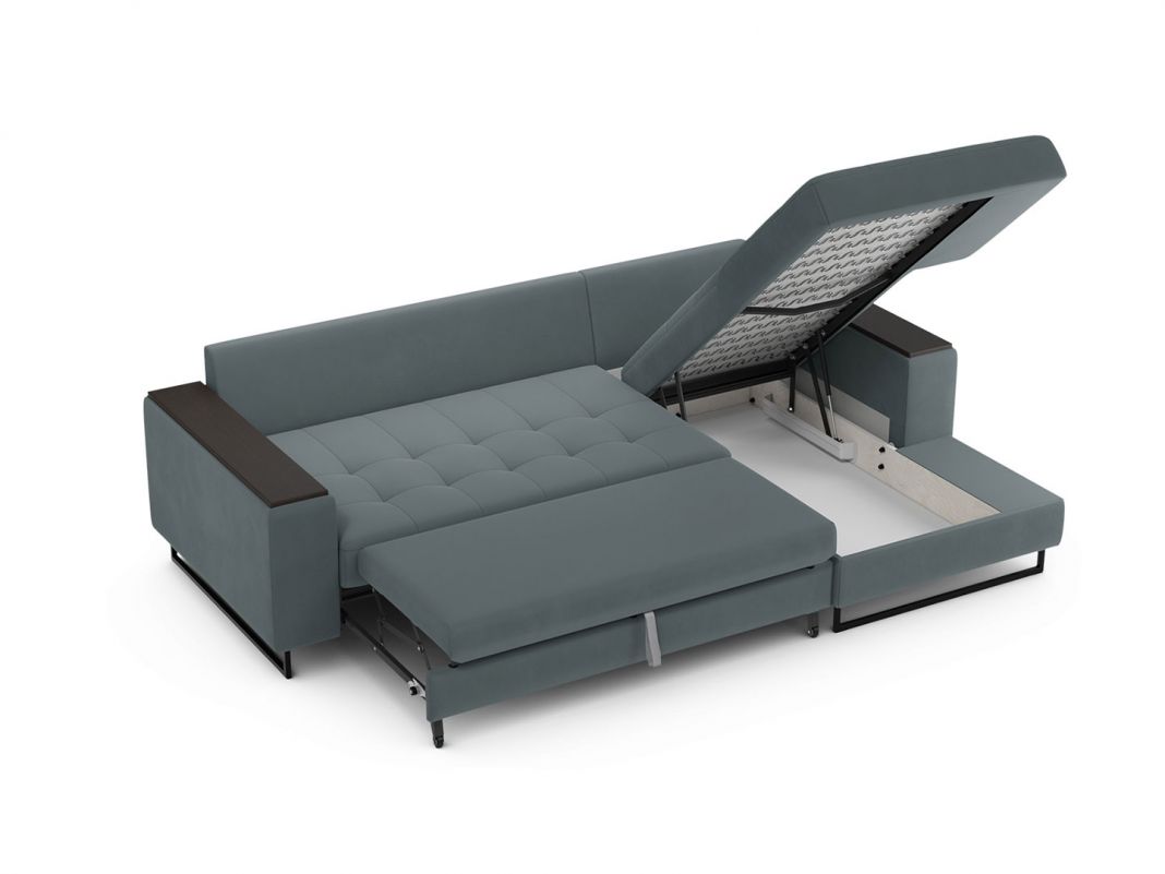 Угловой диван MOON 117 цвет серый (фото 208506)