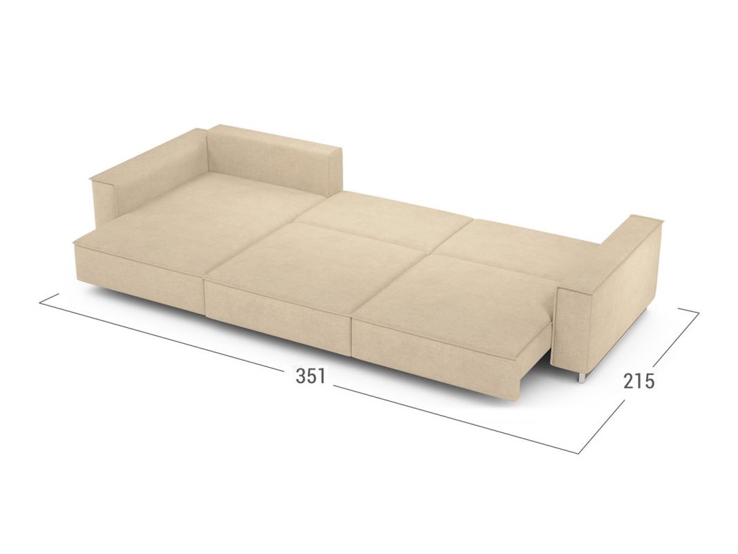 Угловой диван MOON 005 цвет бежевый (фото 207999)