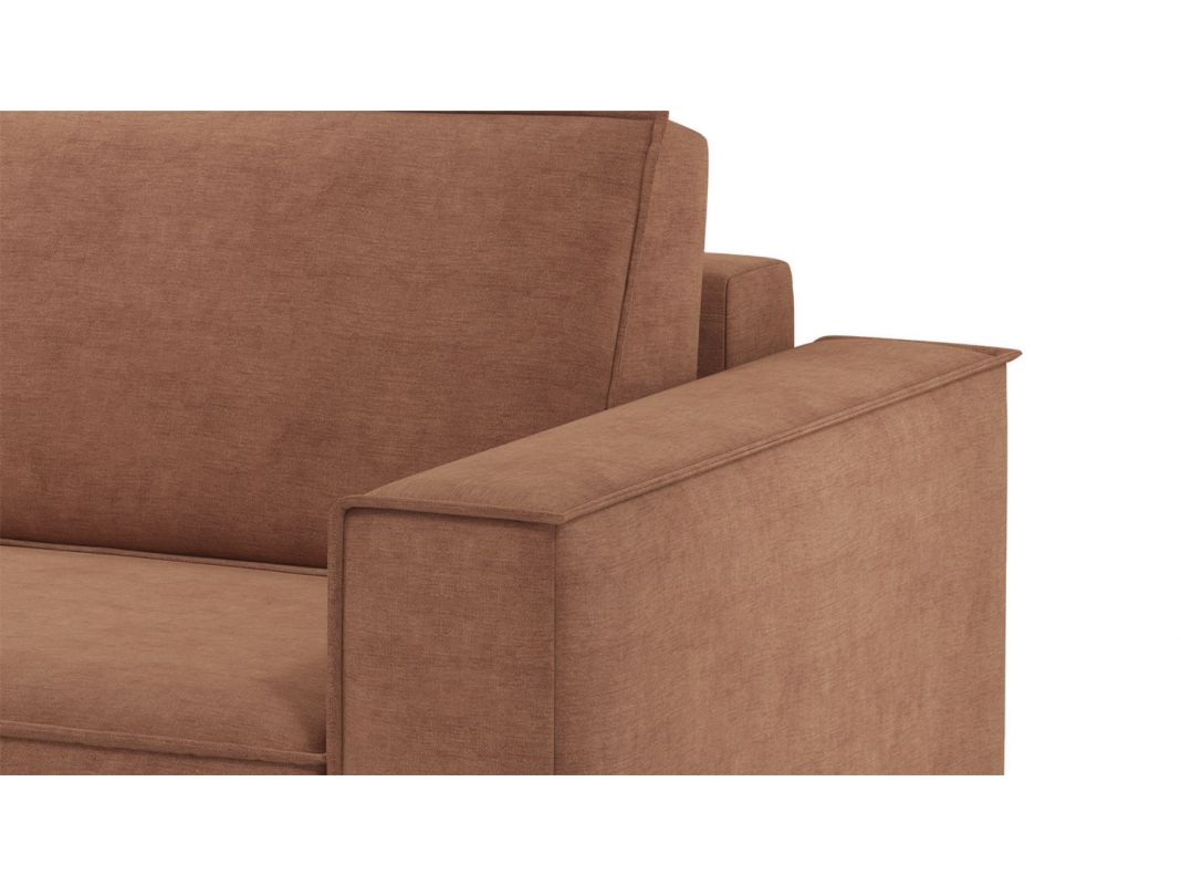 Угловой диван MOON 005 цвет оранжевый,красный (фото 208086)