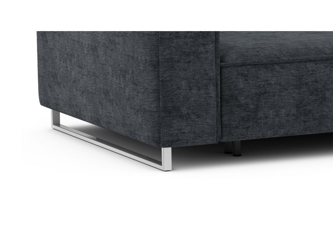 Угловой диван MOON 005 цвет черный,серый (фото 208139)