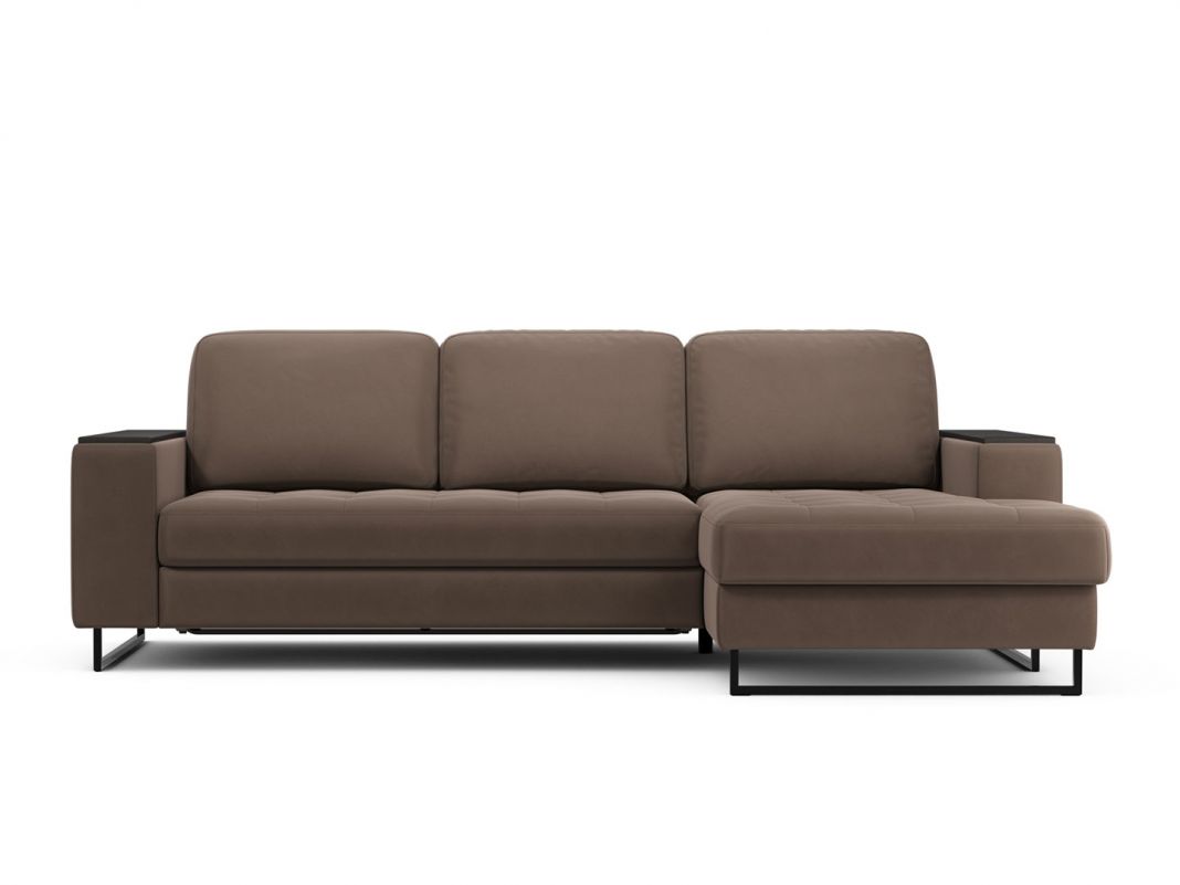 Угловой диван MOON 117 цвет коричневый (фото 208578)