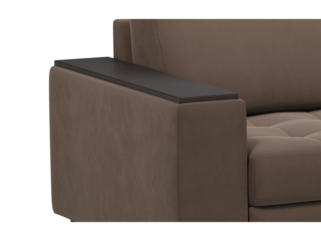 Угловой диван MOON 117 цвет коричневый (фото 208583)