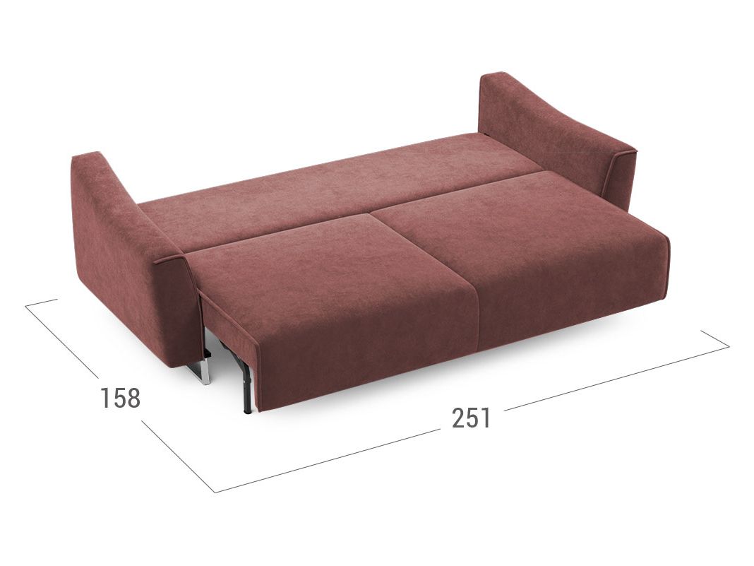 Диван MOON 172 цвет красный,бордовый (фото 209634)