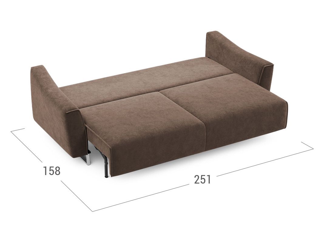 Диван MOON 172 цвет коричневый (фото 209682)