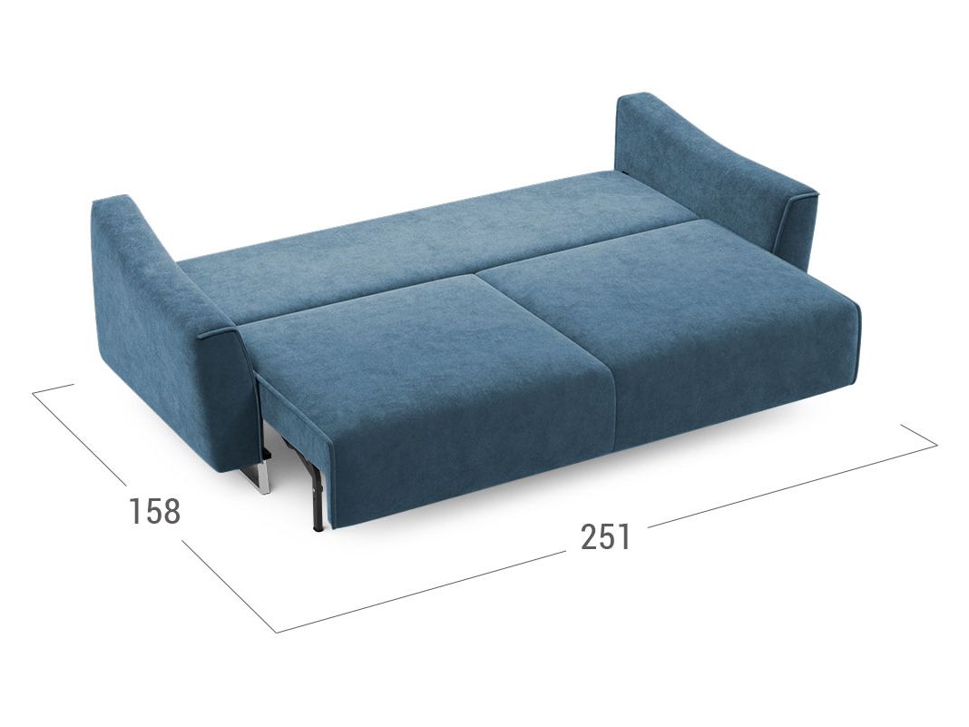 Диван MOON 172 цвет синий,бирюза (фото 209730)